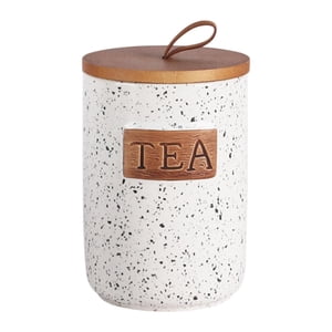 Bothyi - Recipiente De Almacenamiento De Cerámica, Tarro Sellado Portátil Con Asa Superior, Contenedor De Almacenamiento Para Té