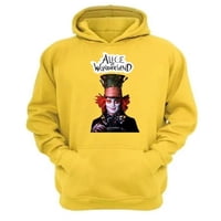 Genérico - Polerón Canguro Alicia Cuentos Infantiles Amarillo Talla S Unisex