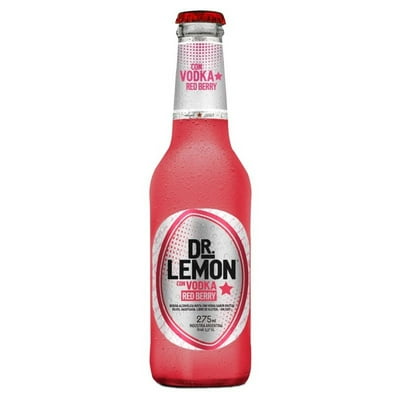 Cóctel Con Vodka Red Berry Botella 275 Ml Dr. Lemon
