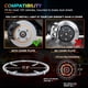 thumbnail image 5 of Aros de luces LED RGB para ruedas Nilight de 17,5" con control por app y control remoto, 5 of 9