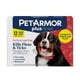 thumbnail image 1 of Tratamiento antipulgas y garrapatas para perros PetArmor Plus XL, 12 dosis, 1 of 9