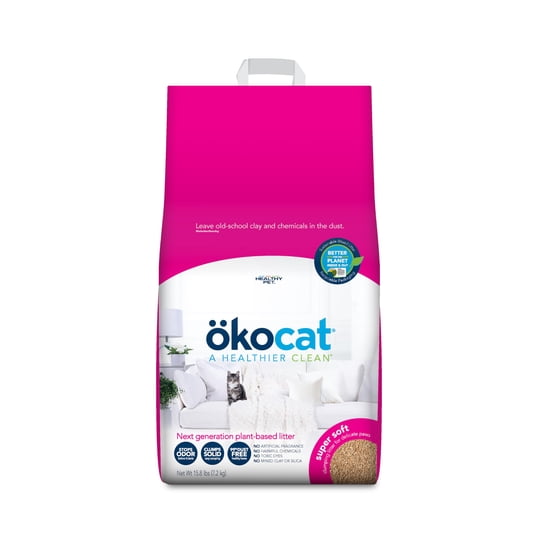Okocat - Arena Para Gatos Ökocat, Madera Supersuave, Aglomerante, 7,17 Kg, Sin Perfume
