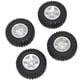 thumbnail image 1 of 4pcs 1/24 RC Ruedas De Orugas Neumáticos Aptos Para Axial SCX24 00002 00001 Plata A, 1 of 5