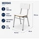 thumbnail image 5 of Silla Casino Industrial Blanca, 5 of 6