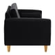 thumbnail image 5 of Sofa Retro 3C Felpa 04 Negro, 5 of 6
