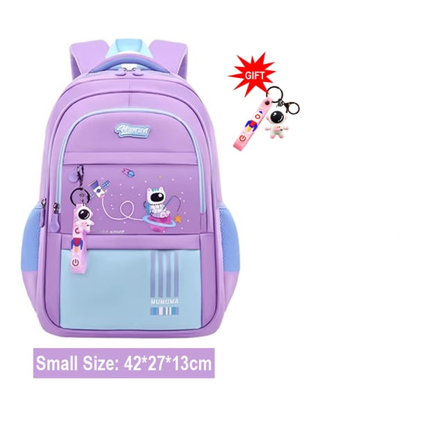 NEW Nylon Backpack Child Girl Boy Cartoon Back Bag Elementary Student School Bags Set Waterproof Lightweight Kids Book Bag