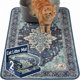 thumbnail image 1 of Alfombra para arena de gato Hompet 61 × 91 cm, paquete de 2, lavable, 1 of 7