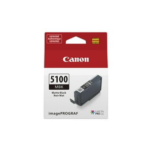 Depósito De Tinta Canon Pfi-5100 Negro Mate Original Para Pro-310