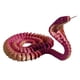 thumbnail image 1 of Juguete De Serpiente Impreso En 3D, Regalos Divertidos únicos, Accesorios De Bricolaje, Adorno De Acuario Flexible, Rosa Roja, 1 of 3