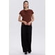 thumbnail image 4 of Polera Mujer Con Textura Café Oscuro, 4 of 4