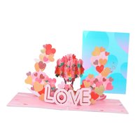 Magideal - Tarjeta De Amor, Tarjeta De Aniversario, Tarjeta De Felicitación Romántica Del Día De San Valentín 3D Para Vacaciones, Madre, Ella, Familia,