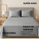 thumbnail image 2 of Sabanas hotel irish home microfibra super king color gris, 2 of 3