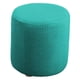 thumbnail image 3 of Funda Elástica Otomana Protector De Muebles Sofá Redondo Funda De Sofá Hogar Verde Oscuro, 3 of 5