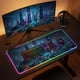 thumbnail image 4 of Tapete para mouse gamer ZEFIXON Cyberpunk Circuit RGB 31.5 x 11.8 in, 4 of 6