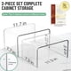 thumbnail image 2 of Set de estanterías organizadoras Boboment Clear Kitchen (2), 2 of 8