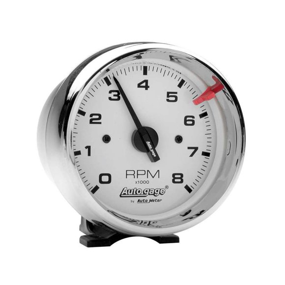Tacómetro AUTO METER 9,5 cm Cara Blanca 3,750 in