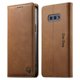thumbnail image 1 of Funda Billetera de Cuero para [Samsung Galaxy S10e], Bloqueo RFID, Tarjetas y Soporte Marrón, 1 of 5