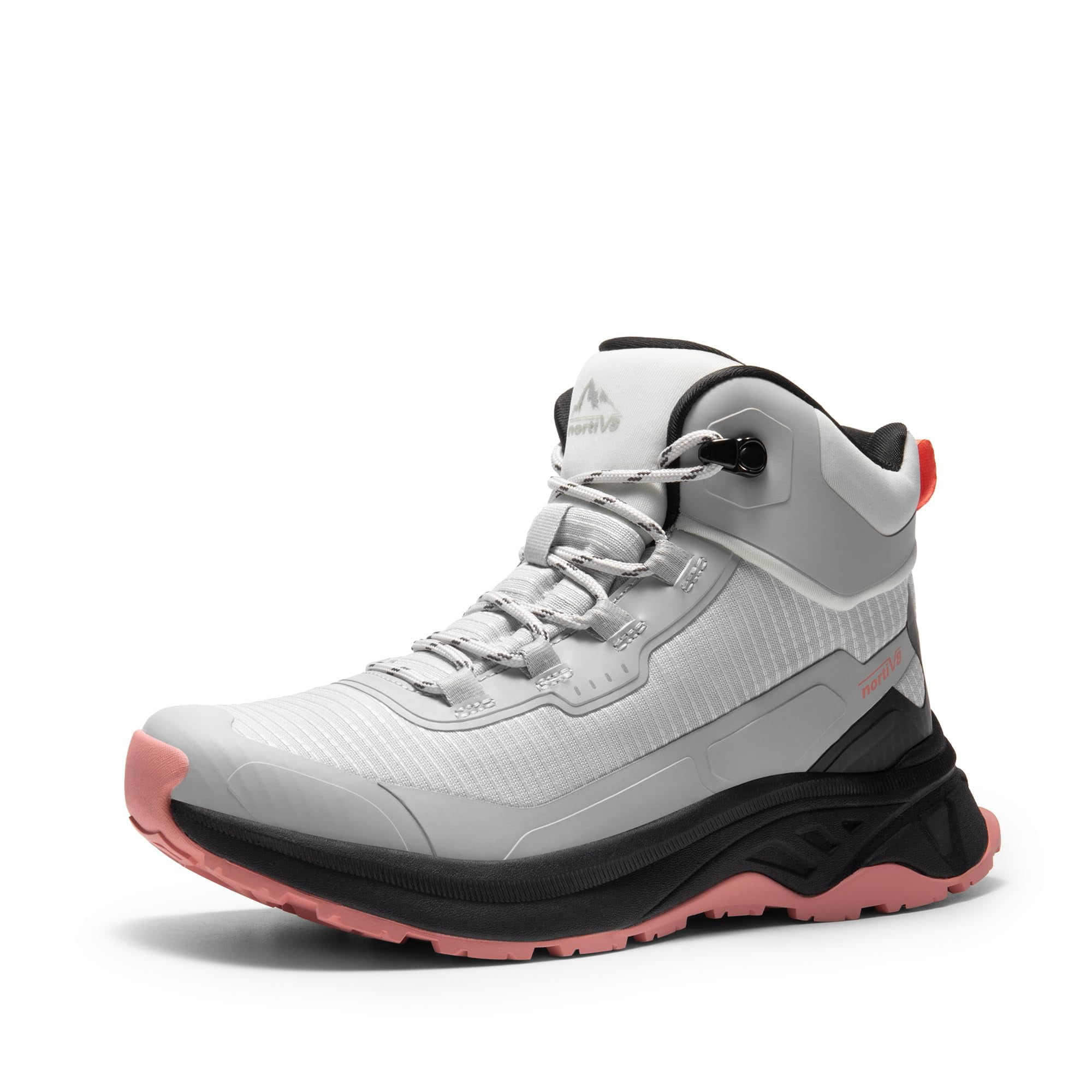 Botas De Senderismo Nortiv 8 Snhb241w Para Mujer, Talla 7, Gris Y Rosa