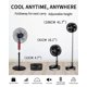 thumbnail image 2 of Ventilador circulador de aire UN UNITEDTIME My Foldaway Travel con control remoto, 2 of 7