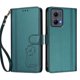 thumbnail image 3 of Funda Cartera Trébol para Motorola Edge 2024 5G con Ranuras Tarjetas y Carga Inalámbrica Verde oscuro, 3 of 6