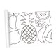 thumbnail image 4 of Pósteres Para Colorear, Regalo De Cumplea?os, Rollo De Papel Artístico DIY, Adhesivo Para El Hogar, Dibujo De Frutas Y Verduras, 4 of 5