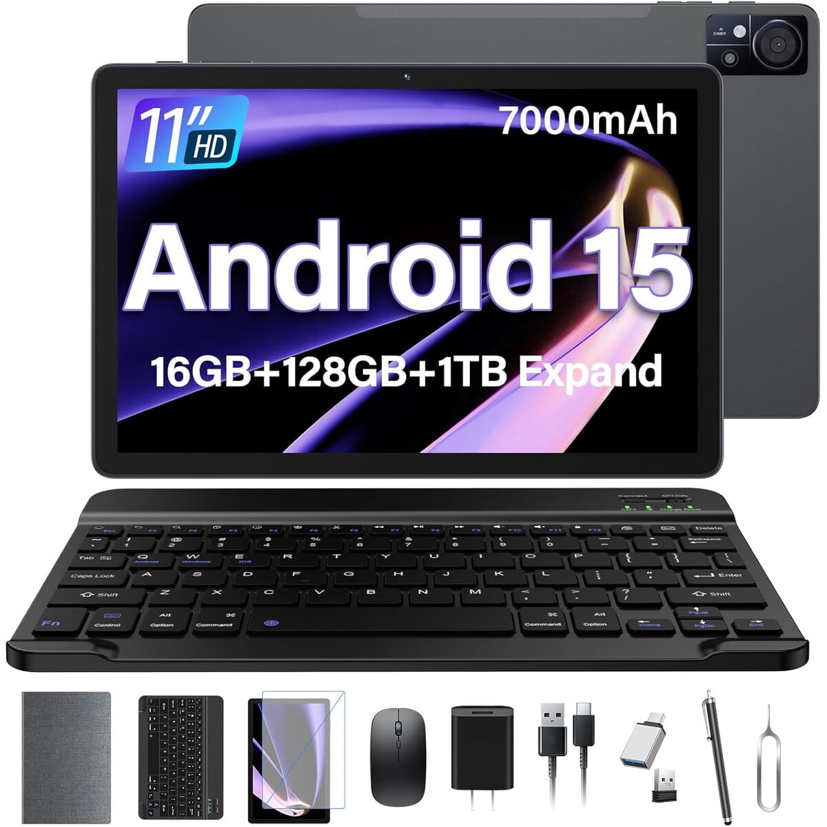 Antemper - Tablet 11 Android 15 16gb Ram 128gb 4g Lte