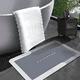 thumbnail image 3 of Alfombra Tapete Absorbente Para Baño Antideslizante Hogar Color Gris Rectangular, 3 of 4