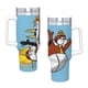 thumbnail image 4 of Tennessee Tuxedo y Sus Cuentos Vaso aislado de acero inoxidable con asa, diseño temático, regalo para familia, amigos y fans; incluye pajita y encaja en el portavasos estándar, 40 oz, 4 of 6