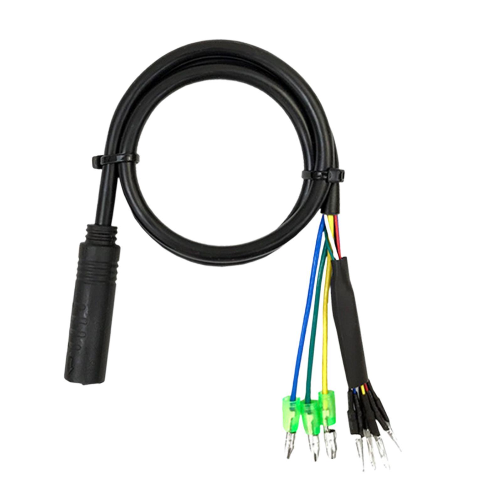 Ioensy - Bicicleta Eléctrica 9 Pin Cable De Extensión Del Motor Resistente Para Suministros De Bafang 65 Cm