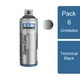 thumbnail image 1 of Pack 6 pinturas Aerosol / Spray Expression 400ml/312grs Technical Black, 1 of 2