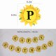 thumbnail image 2 of Guirnalda jauoeoy Girasol 16 cm Amarilla para Cumpleaños, 2 of 6