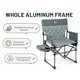thumbnail image 5 of Silla de camping TIMBER RIDGE plegable de alta resistencia, 181 kg, paquete de 2, 5 of 7