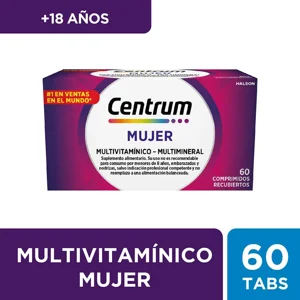 Centrum Multivitaminico Mujer 60 Capsulas