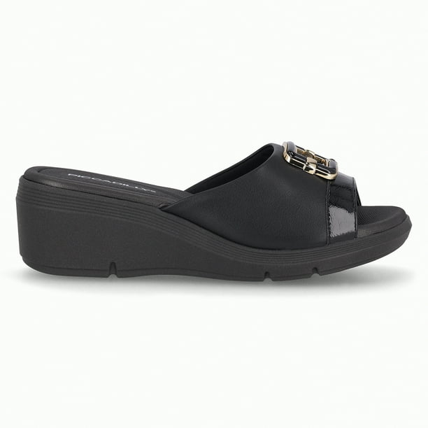 Sandalia Mujer Negro Cecilia 331 Piccadilly