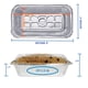 thumbnail image 2 of Moldes para pan SINTOP de papel aluminio, paquete de 50 con tapas, 2 of 6