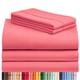thumbnail image 1 of Juego de sábanas LuxClub Vermilion Split King, 5 unidades, Deep Pockets, 1 of 8