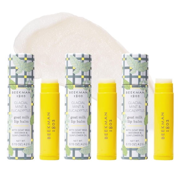 Bálsamo Labial Beekman 1802 Menta y Eucalipto - Pack de 3