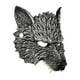 thumbnail image 2 of Lobo De Lujo Media Cara Máscara Cosplay Disfraz Mascarada Vestido De Lujo Para Fiesta, 2 of 3
