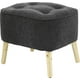 thumbnail image 2 of Pouf Máxima Gris Oscuro Altea 55x45x45 cm, 2 of 3