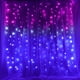 thumbnail image 2 of Luces de cortina CoziTech rosa y morado degradado para decoración de dormitorio, 2 of 3