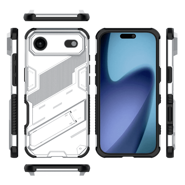 Funda GANGXUN Antigolpes para iPhone 17 Air con Soporte Invisible, Antihuellas y Protección Completa