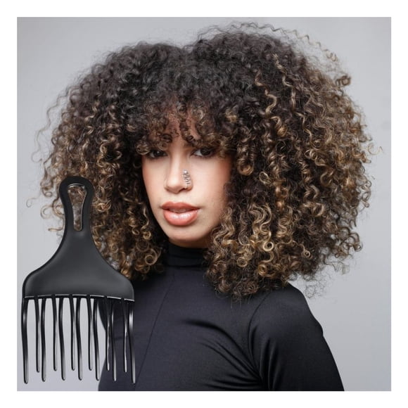 Peine especialmente diseñado para cabello de rizado a afro