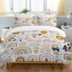 thumbnail image 1 of Purple Unicorn Full Bedding Set for Kids Boys Girls Glitter Galaxy Unicorn Duvet Cover 3 Piece Space Unicorn Comforter Cover, 1 of 5