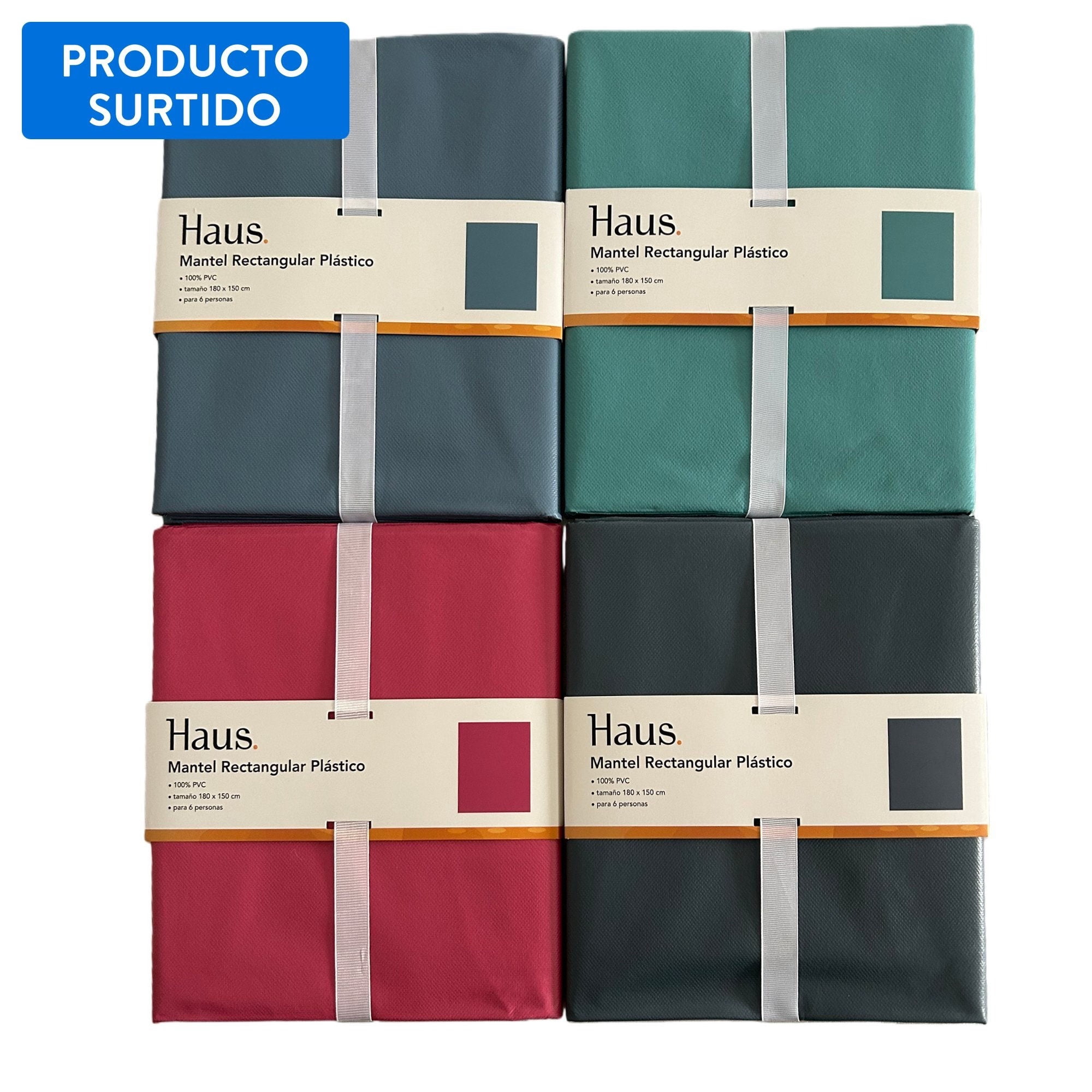 Mantel 150cm 100% pvc, producto surtido 1 un