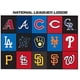 thumbnail image 4 of Kit de calcomanías para casco de béisbol Rawlings MLB Authentic New York Yankees, 4 of 4