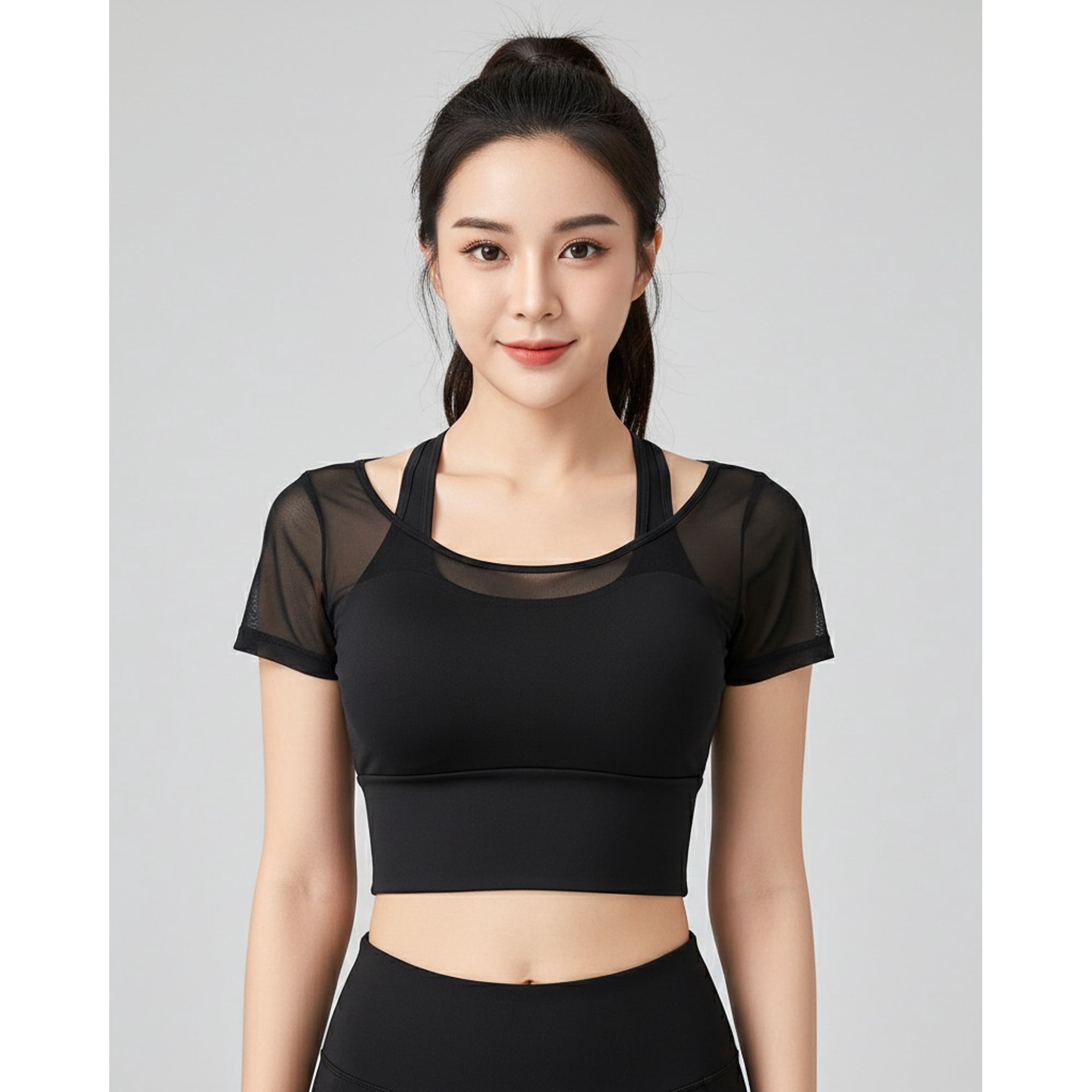 Flix Spa - Peto Deportivo Corto Mujer Elasticado Fitness