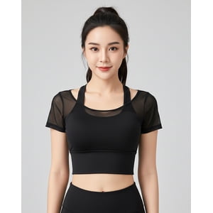 Flix Spa - Peto Deportivo Corto Mujer Elasticado Fitness