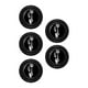 thumbnail image 3 of Amortiguador Para Puerta De Coche, Junta Decorativa, Amortiguador De Parachoques, 5x Negro Con Letrero, 3 of 5