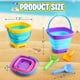 thumbnail image 2 of Set de Juguetes de Playa EZIYIN con 6 Cubos Plegables y Palas, 2 of 7