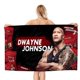 thumbnail image 1 of Dwayne Johnson Toalla de playa de secado rápido con diseño temático, regalo para mujeres y niñas, ideal para cumpleaños, fans, amantes de la música, uso en la playa o al aire libre, 78 × 150 cm, 1 of 6